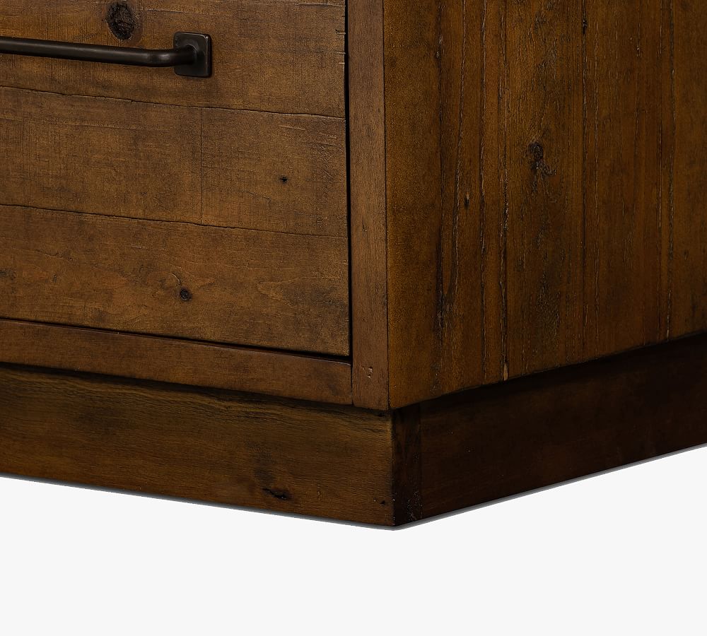 Pottery Barn Rustic Reclaimed Wood Executive Desk The Summit at Fritz