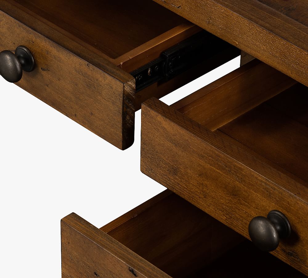 Pottery Barn Rustic Reclaimed Wood Executive Desk The Summit at Fritz