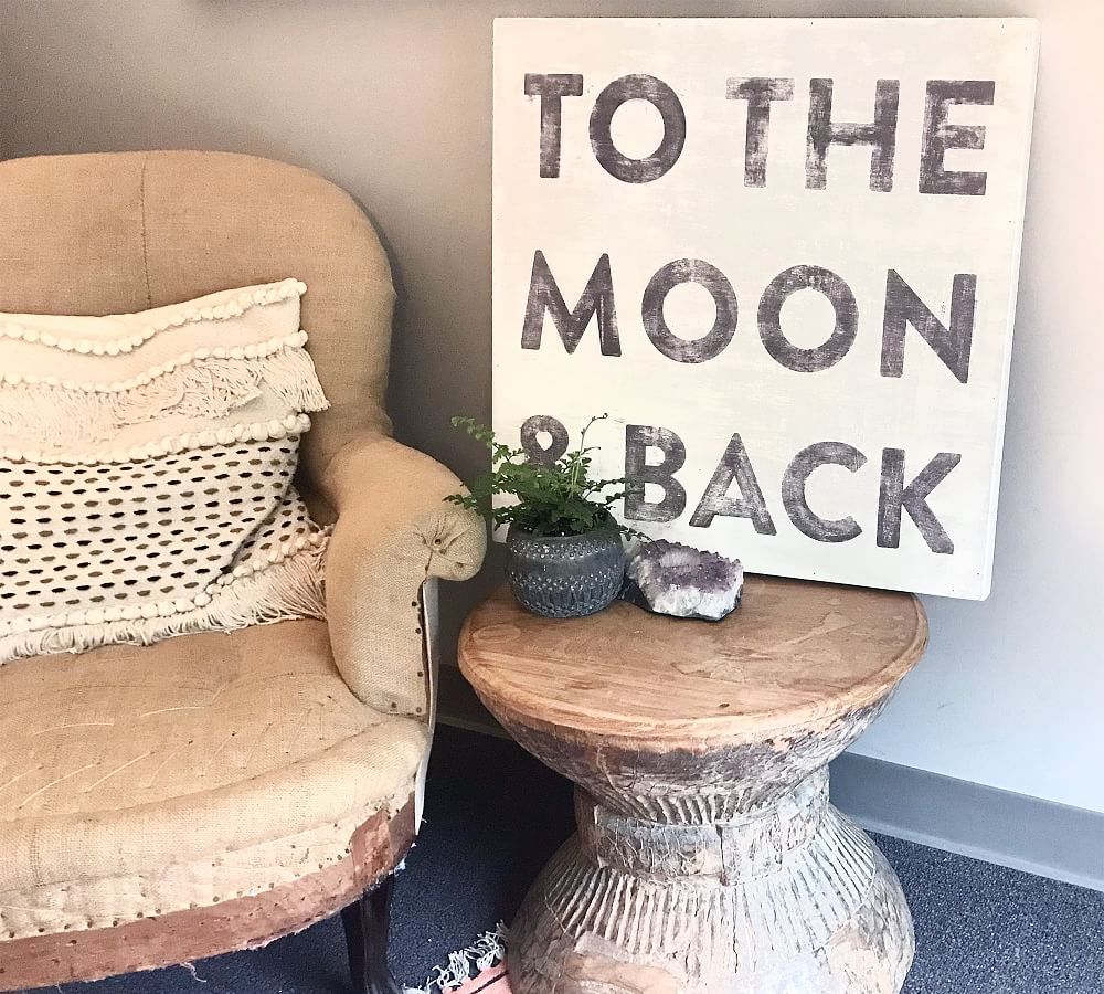 To The Moon And Back Wall Art | Pottery Barn