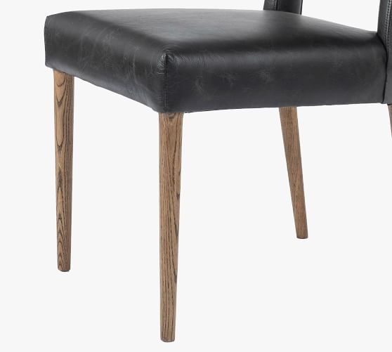 Keva Leather Dining Chair Pottery Barn