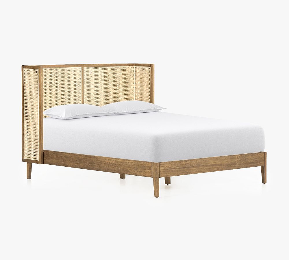 Lisbon Cane Platform Bed | Pottery Barn