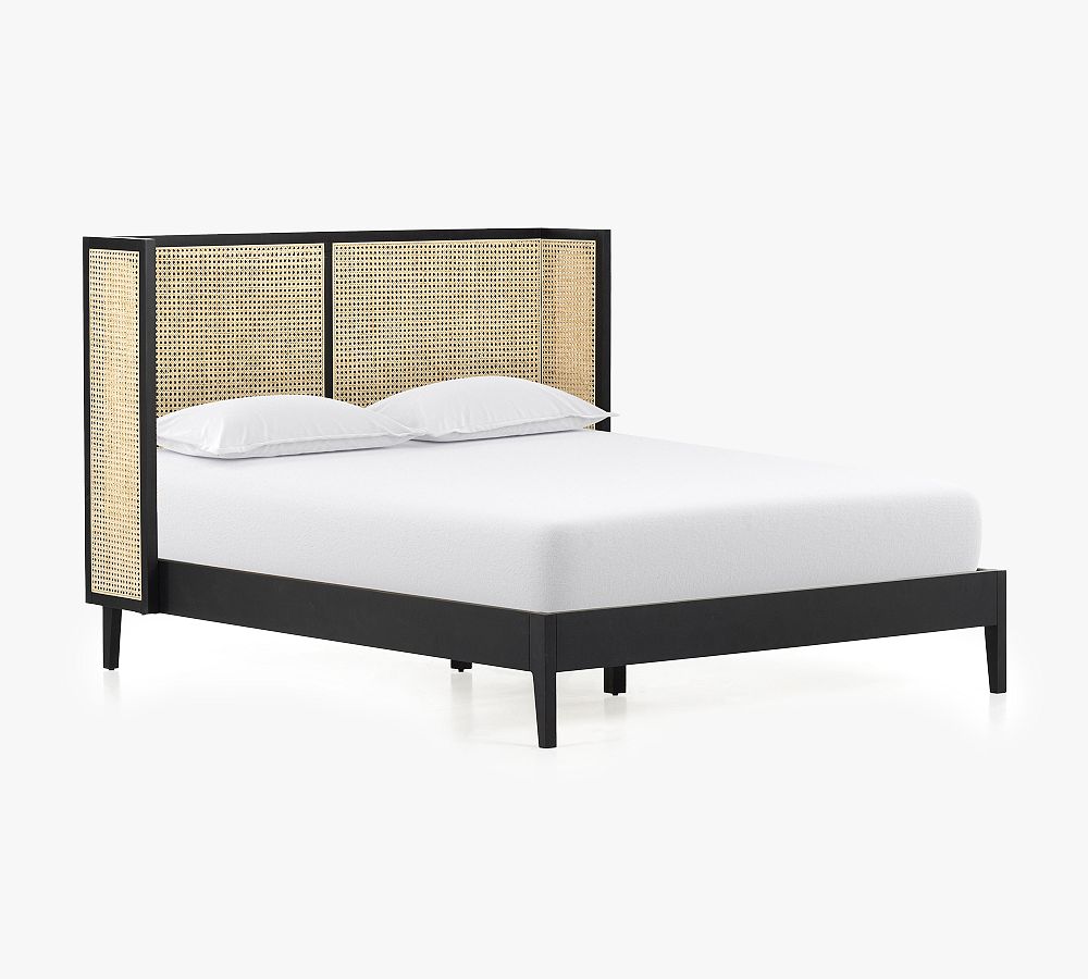 Lisbon Cane Platform Bed | Pottery Barn