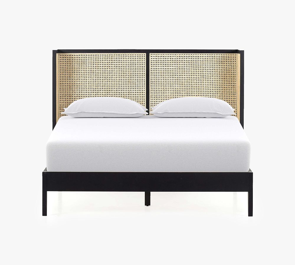 Lisbon Cane Platform Bed | Pottery Barn