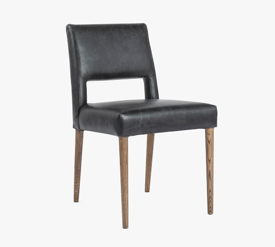 Keva Leather Dining Chair Pottery Barn