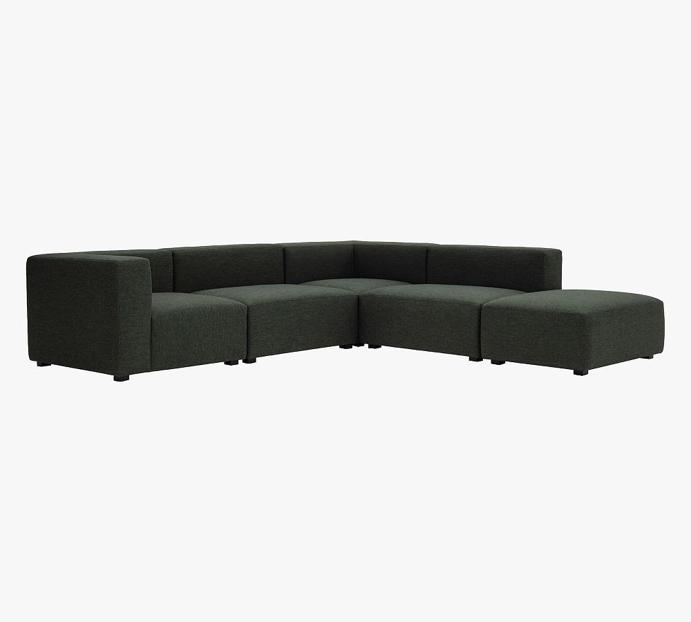 Axel Square Arm Upholstered Modular Sofa Chaise Sectional