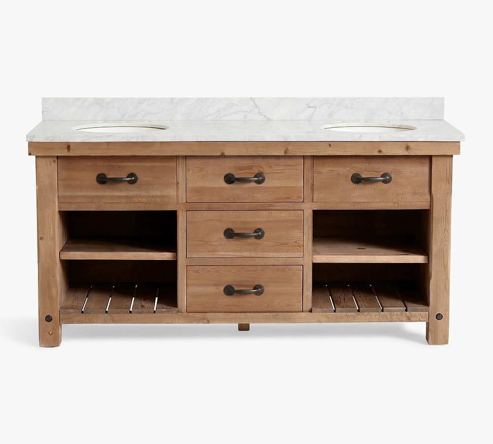 Benchwright 72" Double Sink Vanity | Pottery Barn