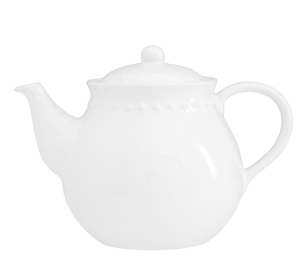 Emma Beaded Stoneware Teapot