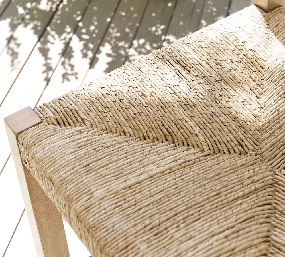 Malibu Woven Outdoor Dining Side Chair | Pottery Barn