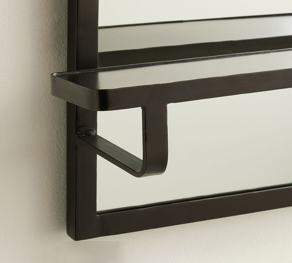 Felton Arch Wall Mirror With Shelf Pottery Barn