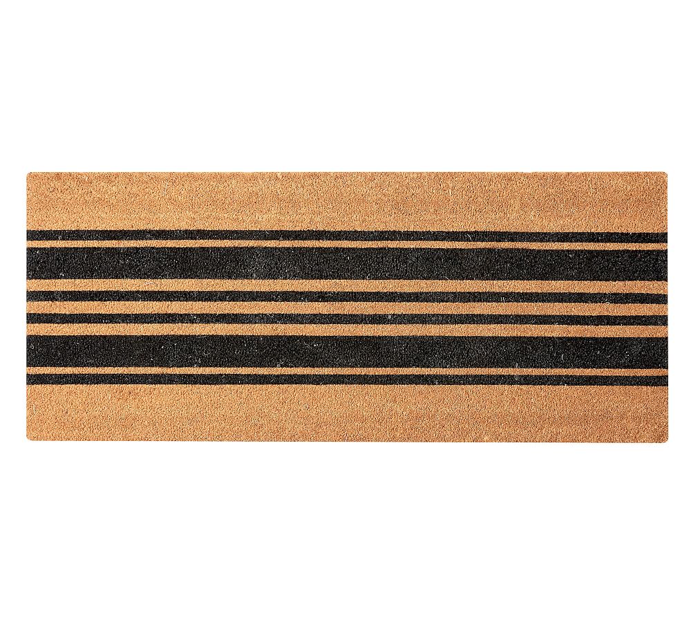 Horizontal Stripe Coir Doormat