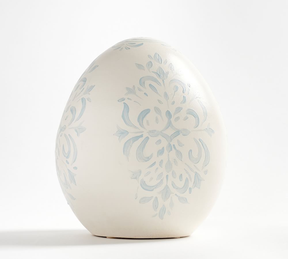 Chambray Hand-Painted Ceramic Eggs