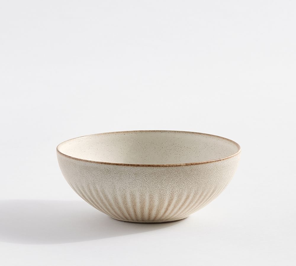 Ridge Textured Stoneware Bowls