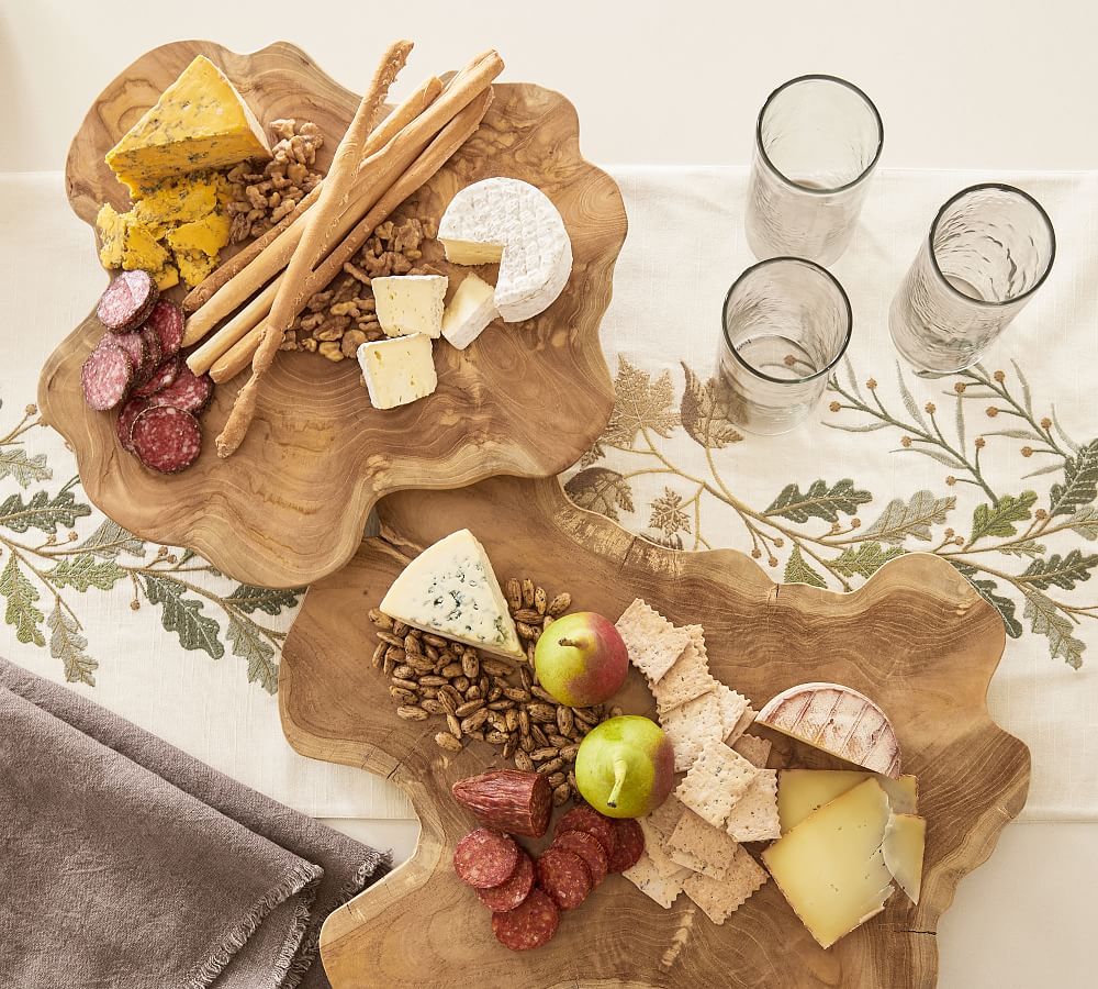 Handcrafted Acacia Wood Slab Cheese & Charcuterie Boards