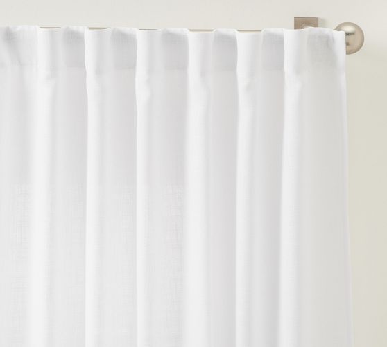 Brixton Textured Curtain - Set of 2 | Pottery Barn