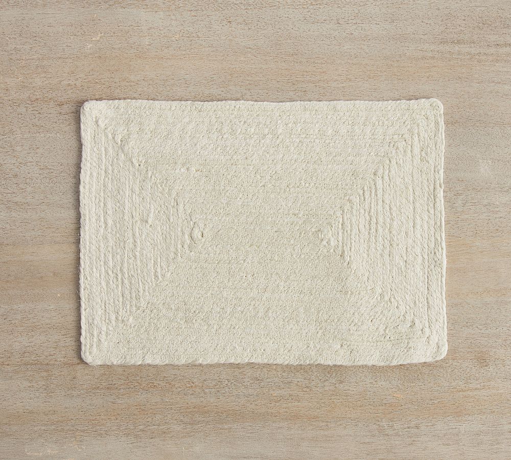 Colton Jute Rectangular Placemats Set of 4 Pottery Barn