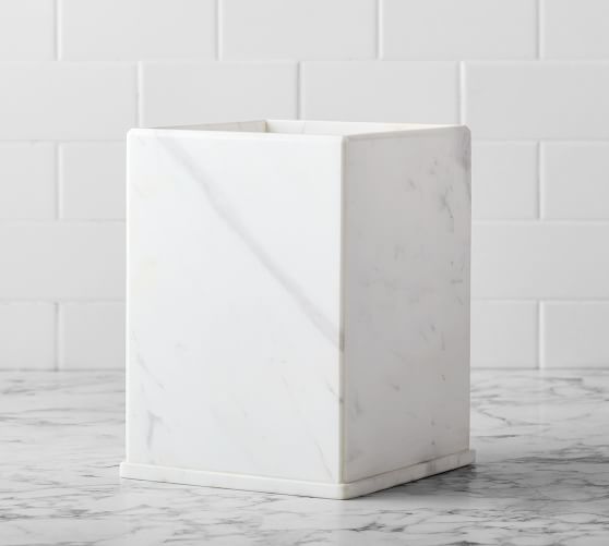 Monique Lhuillier Marble Bathroom Accessories | Pottery Barn