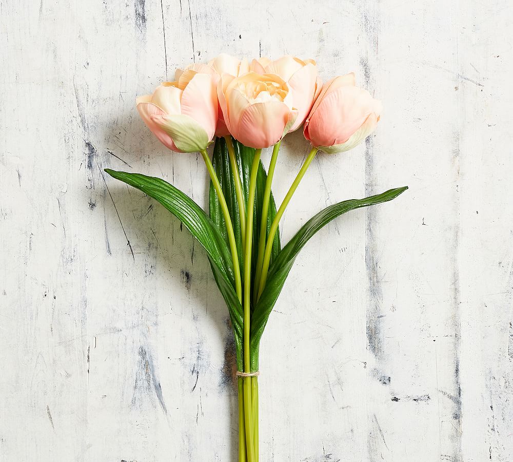 Faux Early Bloom Tulip Bouquet Pottery Barn