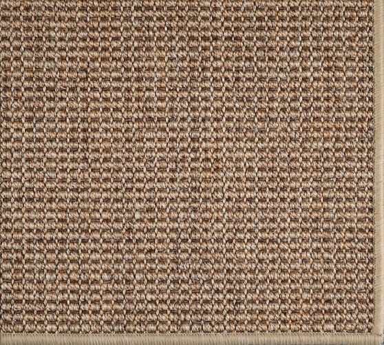 Custom Boucle Serged Sisal Rug Pottery Barn