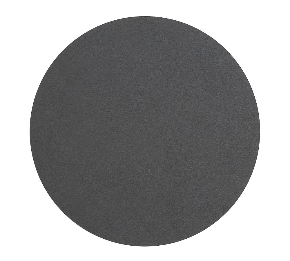 Danish Leather Round Placemats Set of 4 Pottery Barn