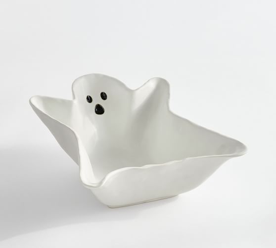 Ghost Shaped Stoneware Candy Bowl | Pottery Barn