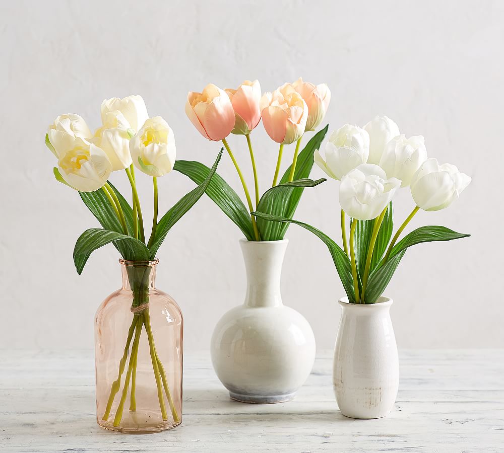 Faux Early Bloom Tulip Bouquet Pottery Barn