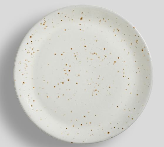 Rustic Speckled Handcrafted Terracotta Dinner Plates Set of 4