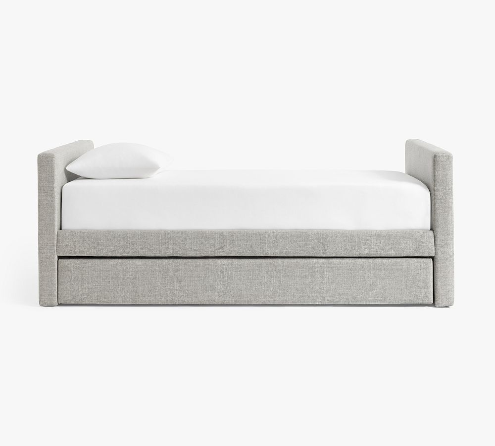 Elliot Upholstered Trundle Daybed Pottery Barn