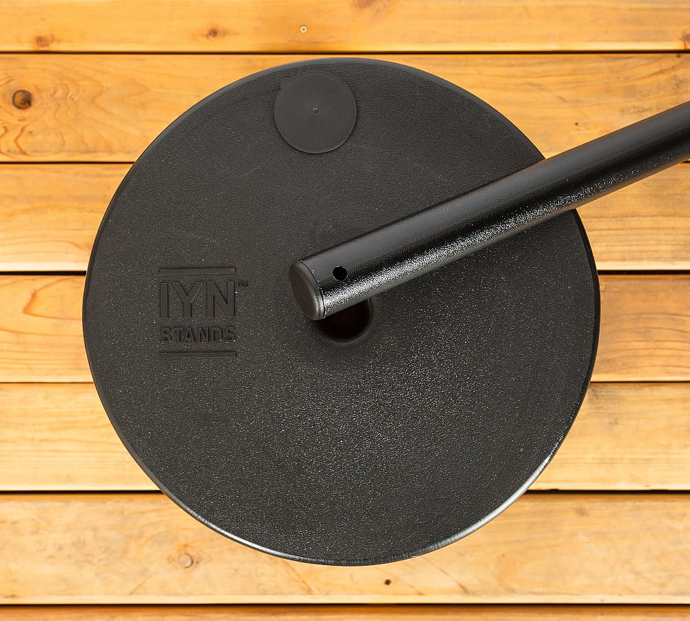 Bistro Standing String Lights Post With Tank Base | Pottery Barn