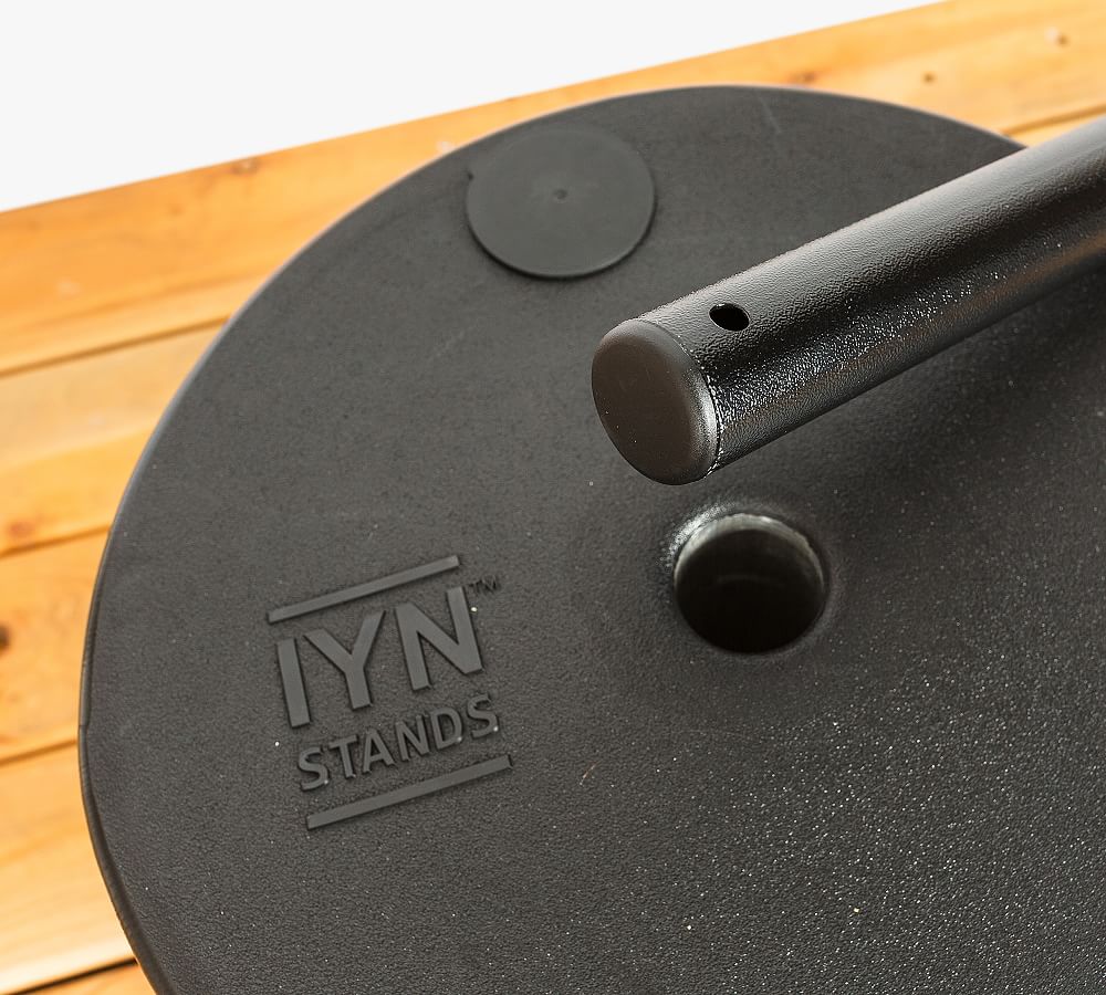 Bistro Standing String Lights Post With Tank Base | Pottery Barn