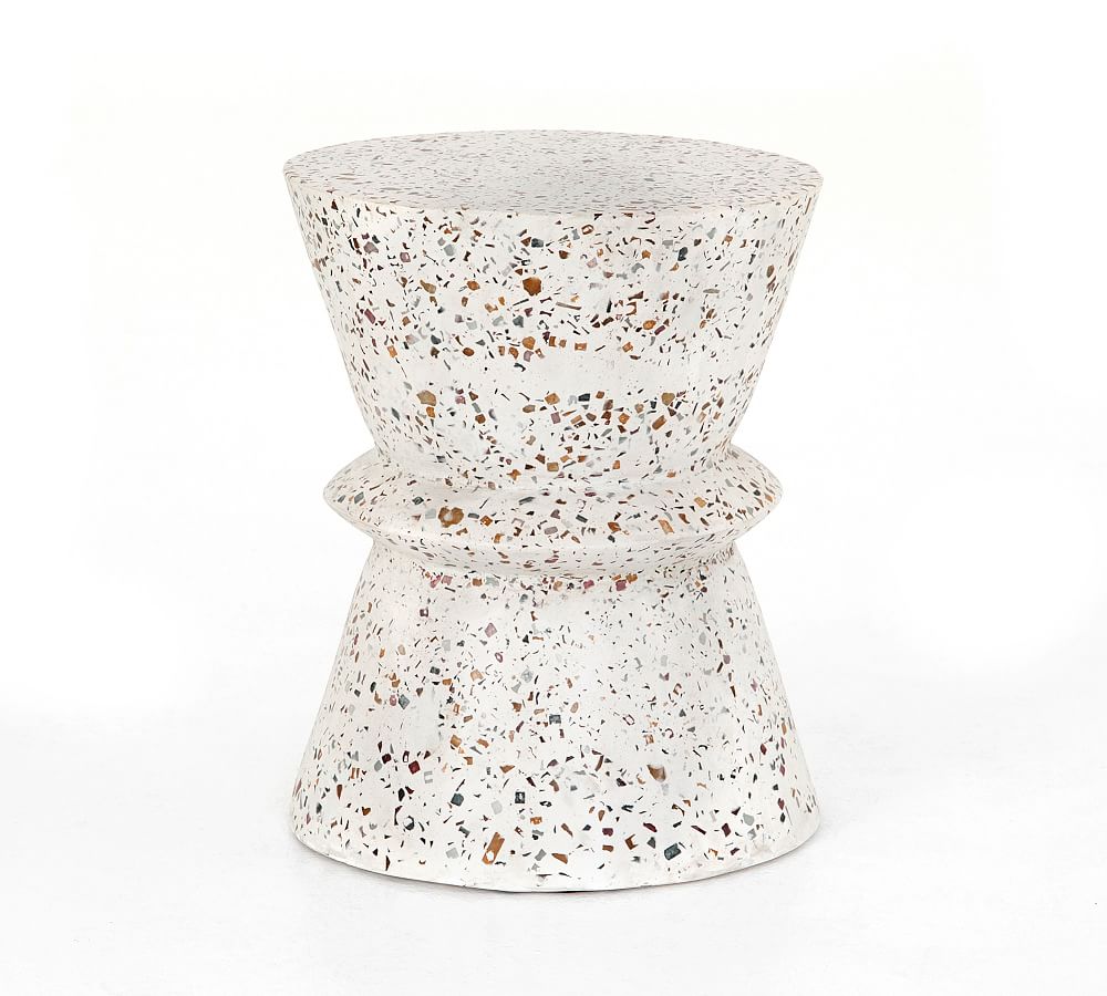 Terrazzo Round Accent Table Pottery Barn