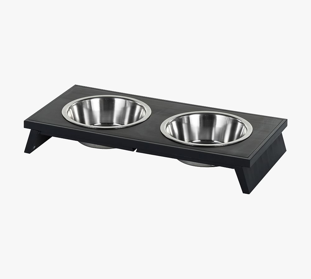 Ecoflex® Adjustable Large Dual Pet Bowls Pottery Barn