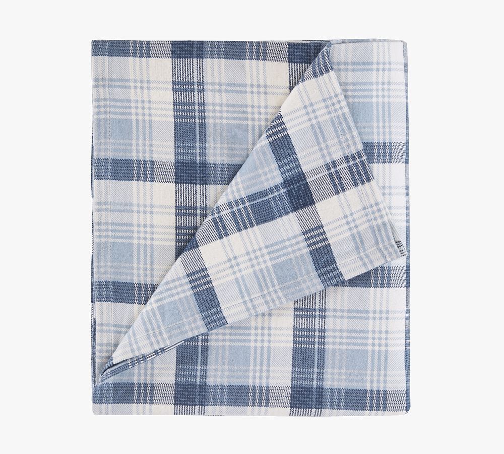 Allesi Plaid Flannel Sheet Set | Pottery Barn