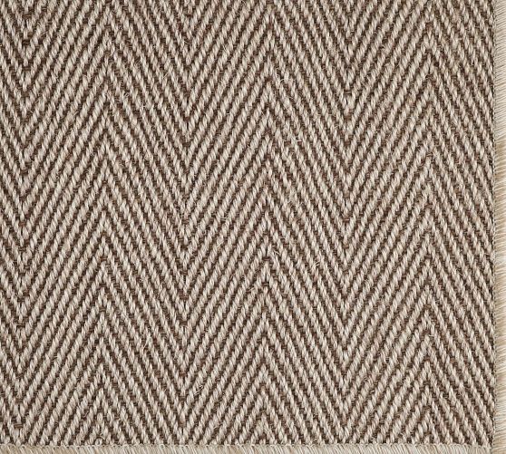 Custom Chevron Weave Sisal Rug Pottery Barn