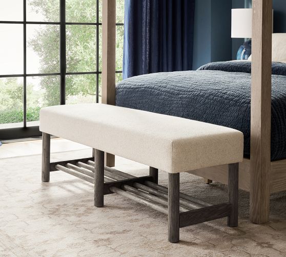 Clyde Upholstered Bench | Pottery Barn