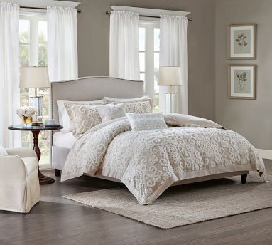 Dona Cotton Comforter Set Pottery Barn