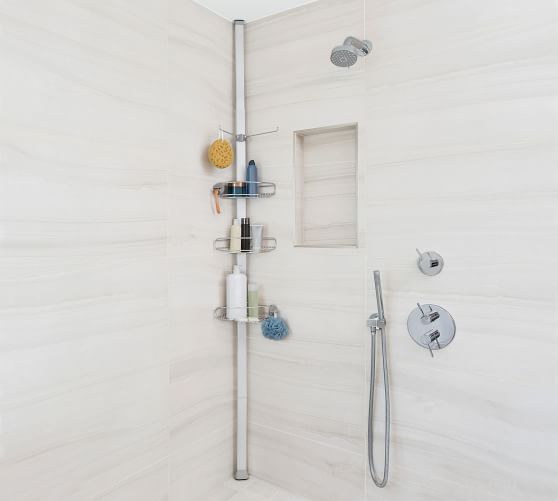 Simplehuman® Tension Shower Caddy Pottery Barn