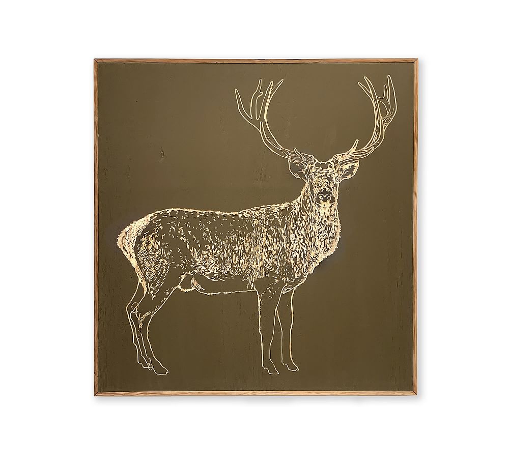 Pottery Barn Fox Carved Wood Wall Art CoolSprings Galleria