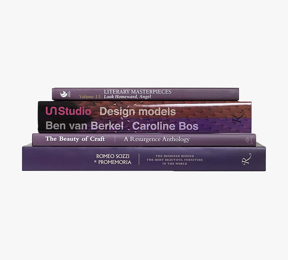 Modern Dust Jacket ColorStak Books - Set of 4