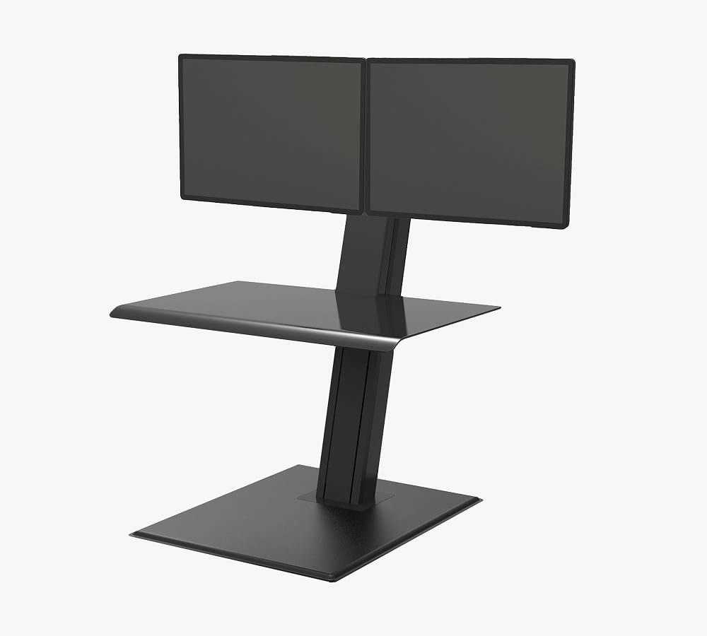 Humanscale® Quickstand Eco Dual Monitor Crossbar Stand