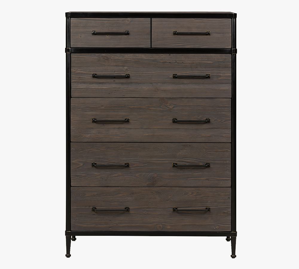 Juno Reclaimed Wood 6-Drawer Tall Dresser