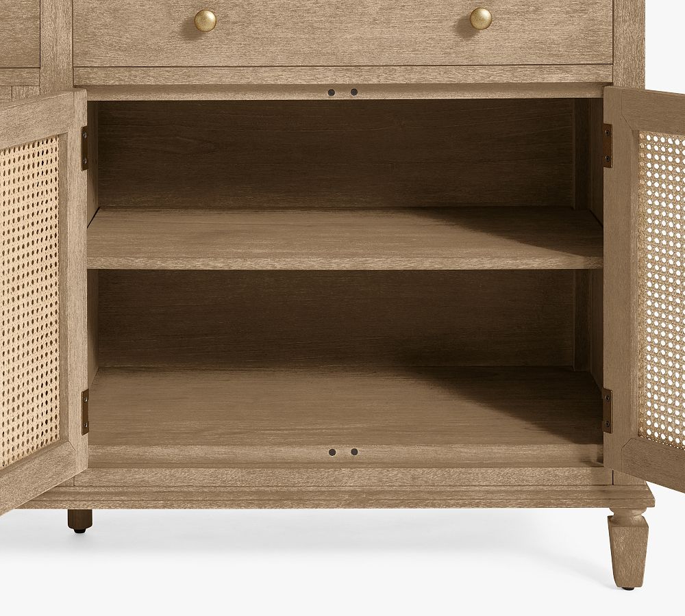 Sausalito Cane Buffet Pottery Barn