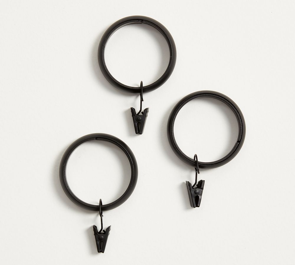 QuietGlide Curtain Clip Rings Pottery Barn