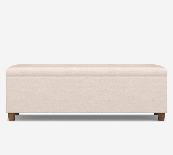 Open Box Daphne Upholstered Storage Bench Pottery Barn