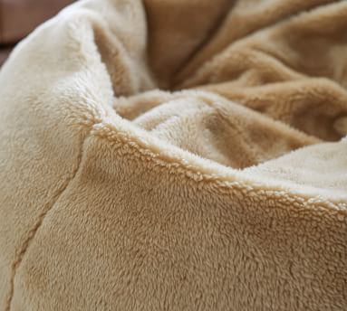 Faux Fur Shearling Bean Bag | Pottery Barn