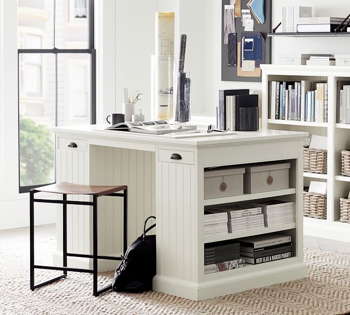 Pottery Barn Arts and Crafts Desk, 43% Off