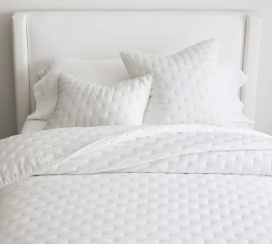 White Tencel™ Quilt & Sham | Pottery Barn