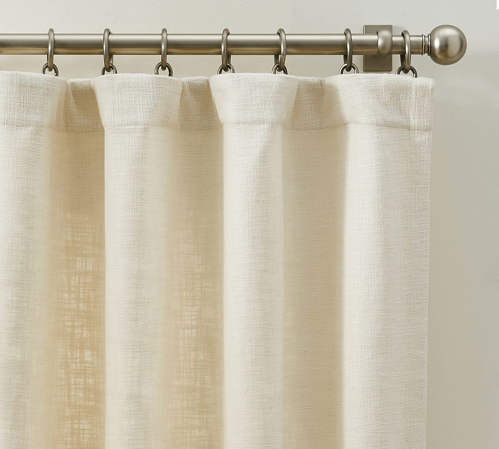 Faye Textured Linen Curtain