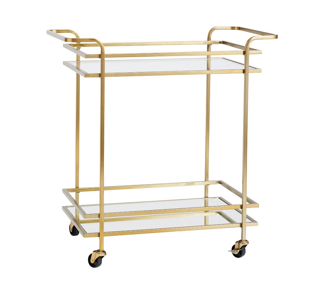 Skylar Metal Bar Cart