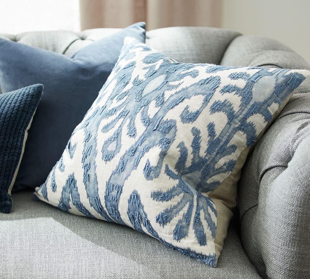 Delancey Embroidered Pillow | Pottery Barn