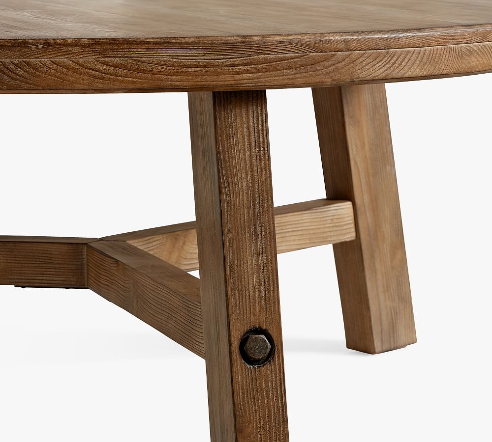 Rustic Farmhouse Round Coffee Table Pottery Barn